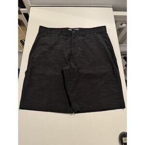 TRAVIS MATHEW Golf Shorts Mens Performance Bermuda Charcoal Gray - Size 34